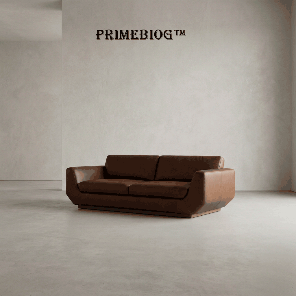 🛋️Primebiog™ THE OBSIDIAN LEATHER SANCTUARY