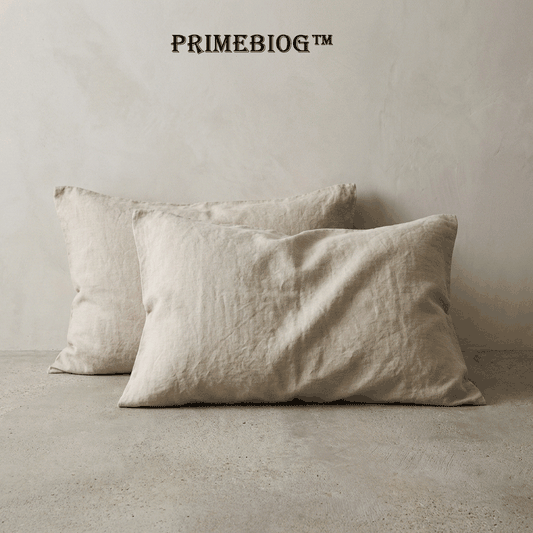 🌙Primebiog™ THE HERITAGE LINEN SLEEP SET "True luxury is invisible—it is felt in the coolness of the fiber and the silence of the night. A sleep sanctuary forged from the earth to ground your modern life."
